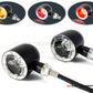 Black + Alum Bezel CNC Machined Billet Alum Classic Integrated LED Stop / Tail Lights + Turn Signals