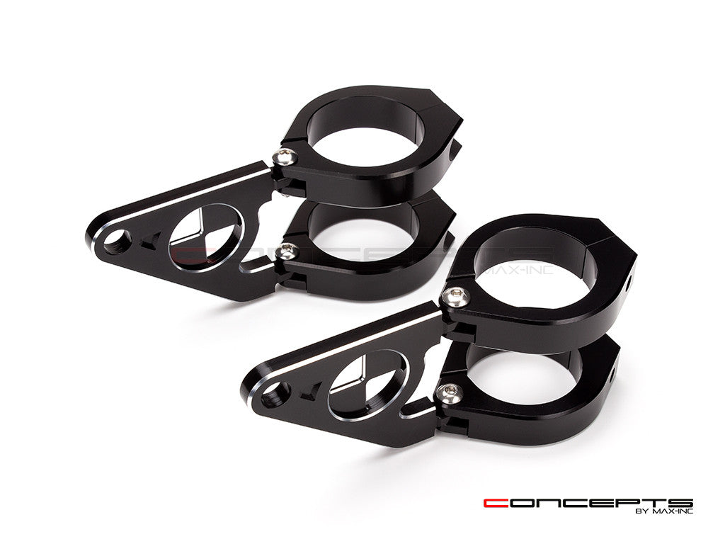 Max Beemer High Quality CNC Machined Headlight Brackets for Cafe Racers & Custom Bikes