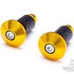 Gold Anodized CNC Machined Aluminum Bar Ends - 7/8"(22mm)