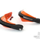 ORANGE Universal Hand Guards with Integrated White LED Daytime Running Lights
