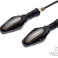Black Cobra Integrated LED Sequential Turn Signals + Stop / Tail Lights