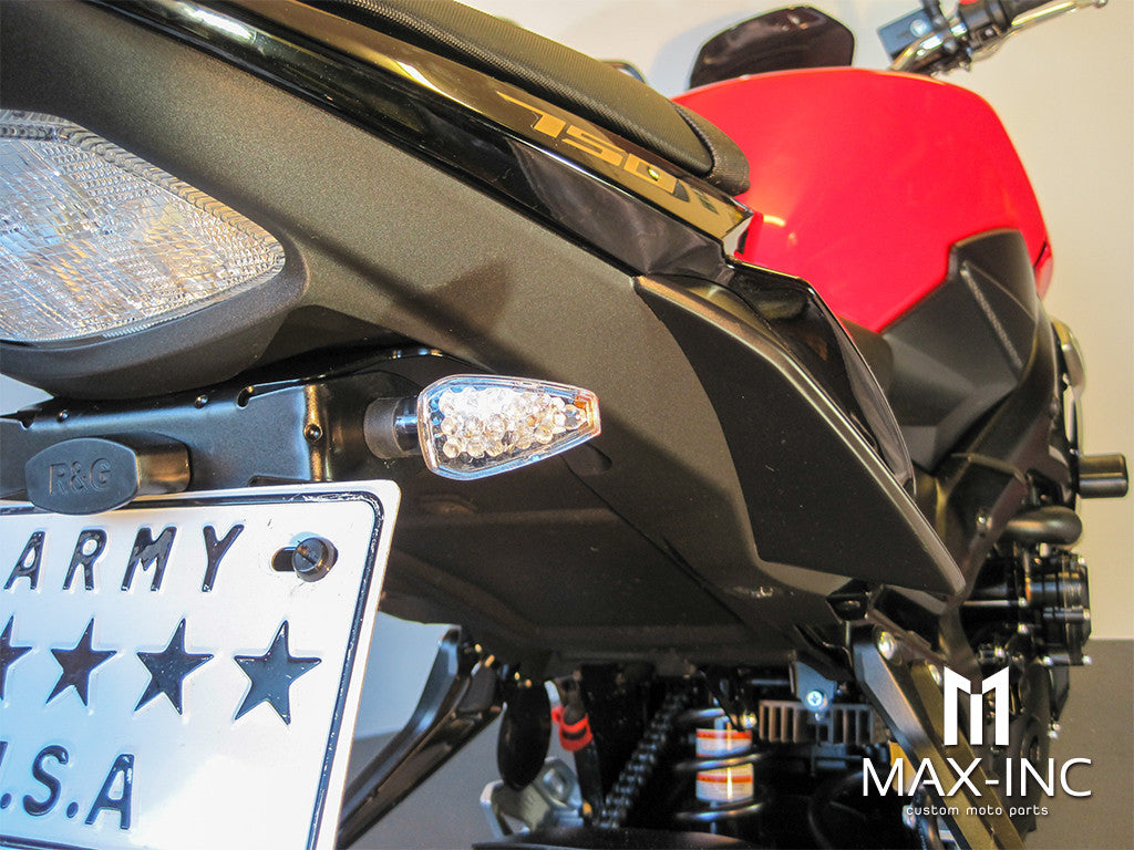 Carbon Pattern Micro LED Turn Signals / Indicators - Small & Bright