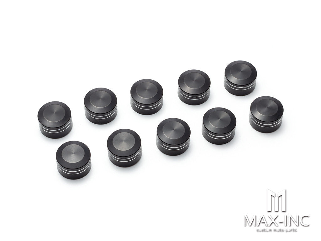 Motorcycle Bolt Cover Twin Cam Engine Motor Topper Head Screw Bolts Caps for Harley Sportster 883 Heritage Softail Dyna Touring 12.5mm size: fit 11mm-14.6mm bolts