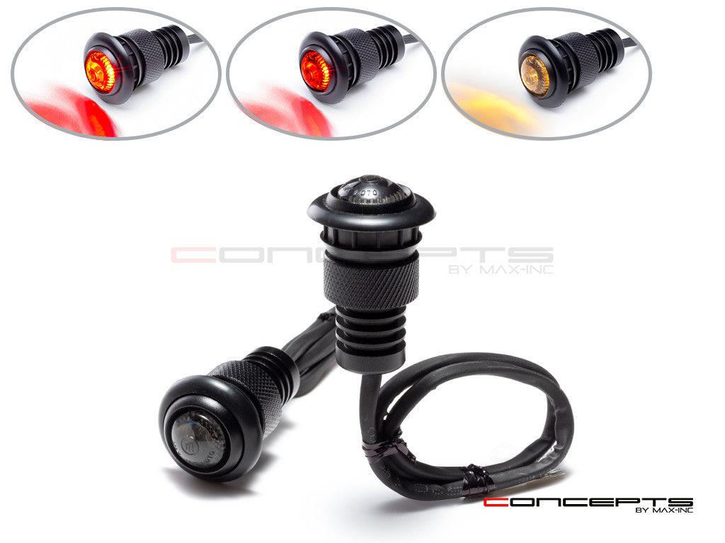 Mimo Micro Flush Mount CNC Billet Aluminum Integrated LED Stop / Tail Lights / Turn Signals