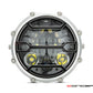 MONZA 5.75 Inch CNC Machined Aluminum LED Headlight - Strata Cover