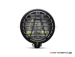5.75 INCH MATTE BLACK / CONTRAST BATES LED MOD INTEGRATED HEADLIGHT - DRL+ TURN SIGNALS - ATEC-Front