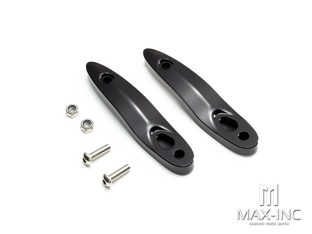 Motorcycle Black Rear Turn Signal Extension Bracket Relocation Kit For Harley Softail 00-20 Slim Breakout Fat Boy FLFB FXBB FXBR