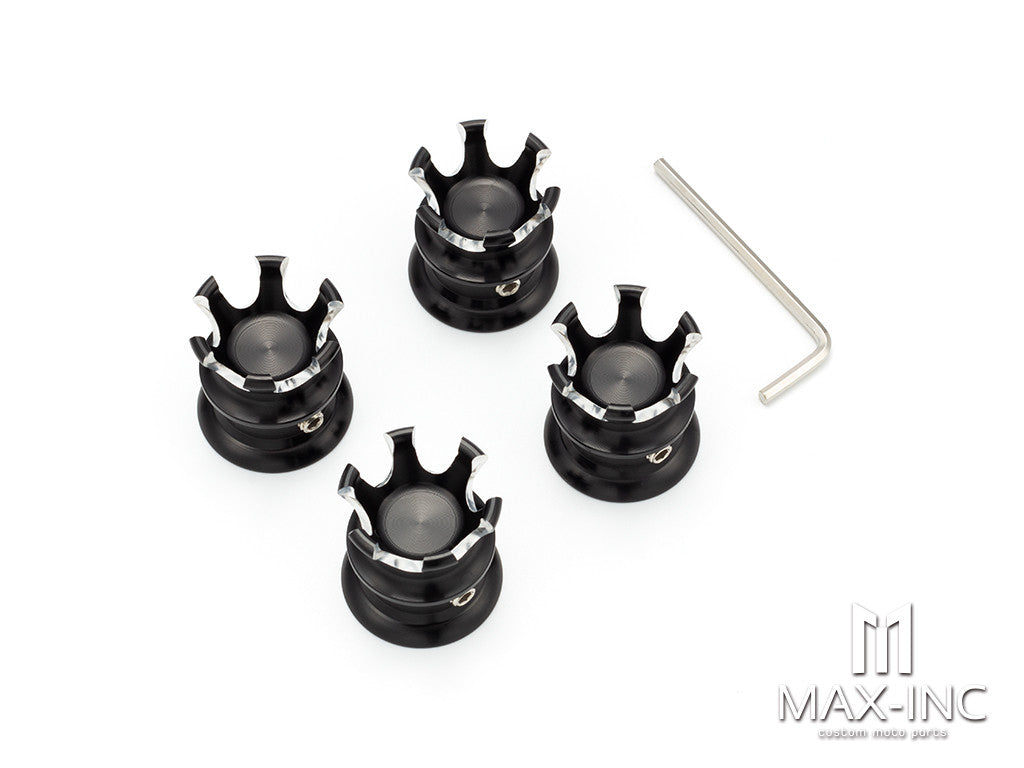 Motorcycle Front Axle Nut Cover Cap Bolt For Harley Touring Softail Breakout Dyna Street Bob Sportster XL 883 V-Rod FLTR VRSC XG