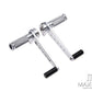 Silver Universal Cafe Racer CNC Machined Aluminum Rear Sets