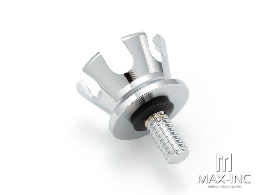 Motorcycle Chrome Seat Bolt Tab Screw For Harley Touring Road King Street Glide Softail Dyna Sportster XL Street Bob 96-19