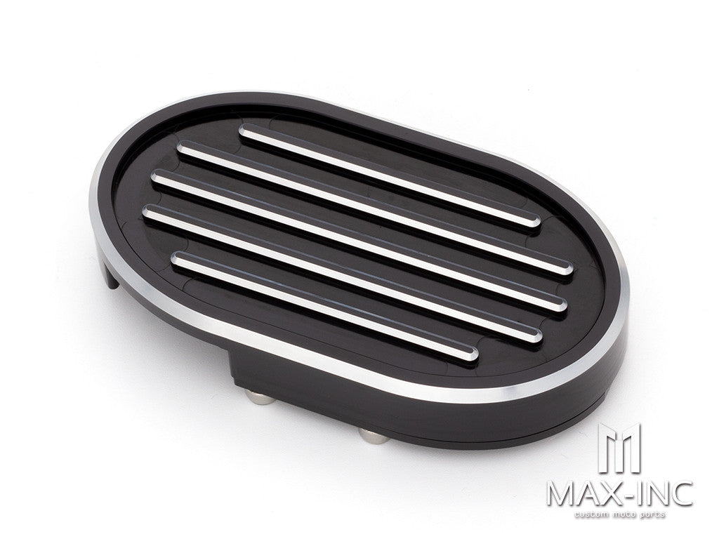Black Edge Billet Brake Pedal Pad Cover For Harley Dyna V-Rod Sportste 883 1200 Free Shipping