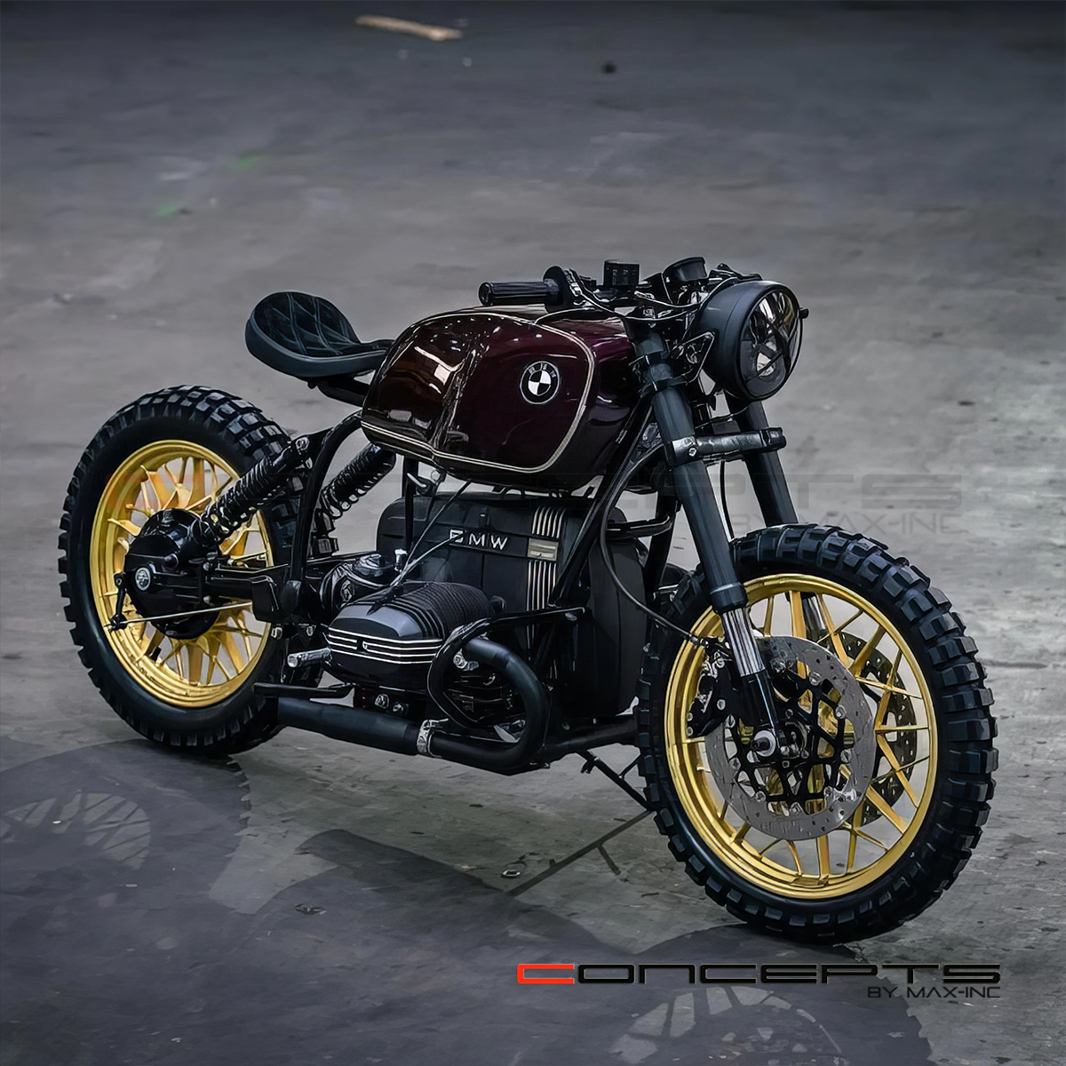 7.7" Matte Black Multi Projector LED Headlight + X Cross Cover-Show