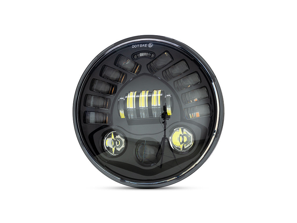 7" LED Mod Headlight + Integrated DRL & Turn Signals