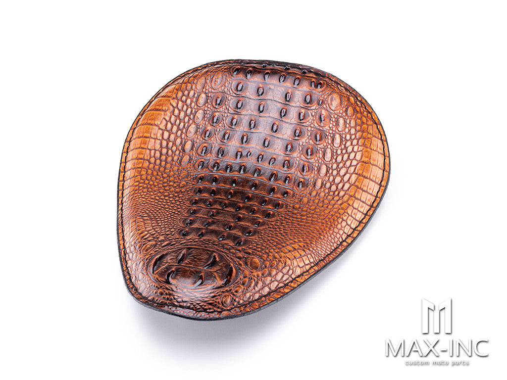 Brown Alligator Skin Universal Custom Old Skool Single Saddle Seat