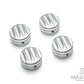Motorcycle Front Axle Nut Covers Caps Aluminum Chrome For Harley Sportster Touring Softail Dyna VRSC