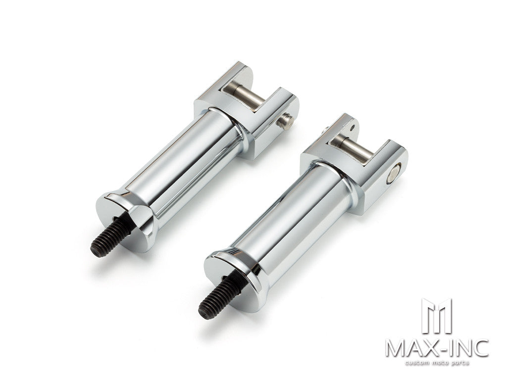 Chrome Passenger Foot Pegs Footrest Fit For Harley Street Bob FXBB 2018-2021