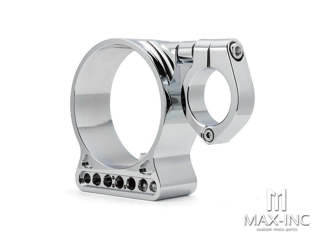 Chrome Motorcycle Instrument Speedometer Bracket Housing Side Mount Relocation Cover For Harley Sportster 883 XL 1995-2015