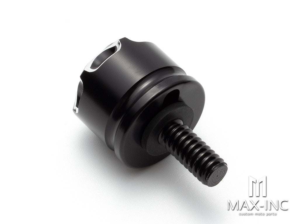 Motorcycle Black/Chrome Seat Bolt Tab Screw For Harley Touring Road King Street Glide Softail Dyna Sportster XL Street Bob 96-19