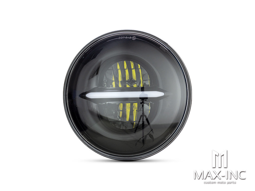 7" Black Classic / Modern LED Headlight Insert