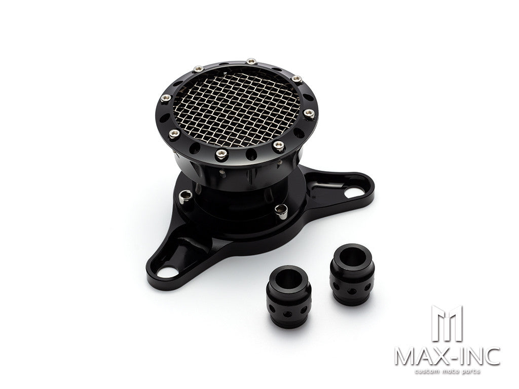 Motorcycle CNC Black Velocity Stack Air Cleaner Intake Filter CNC Aluminum For Harley Sportster 883 1200 XL 48 72 1991-2016