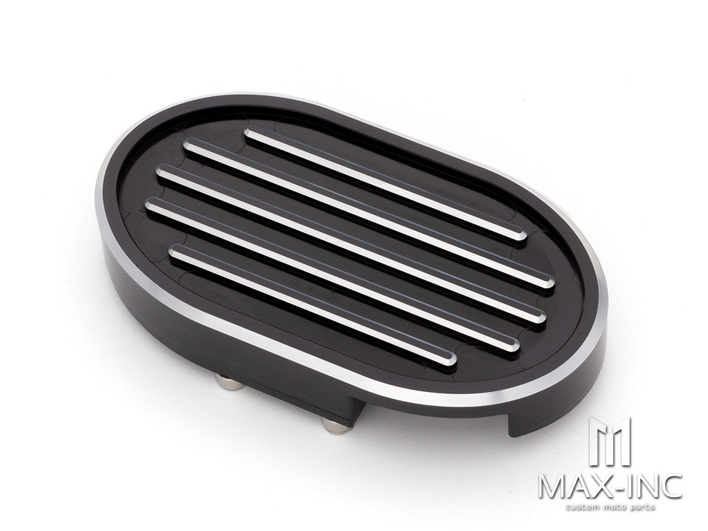 Black Edge Billet Brake Pedal Pad Cover For Harley Dyna V-Rod Sportste 883 1200 Free Shipping