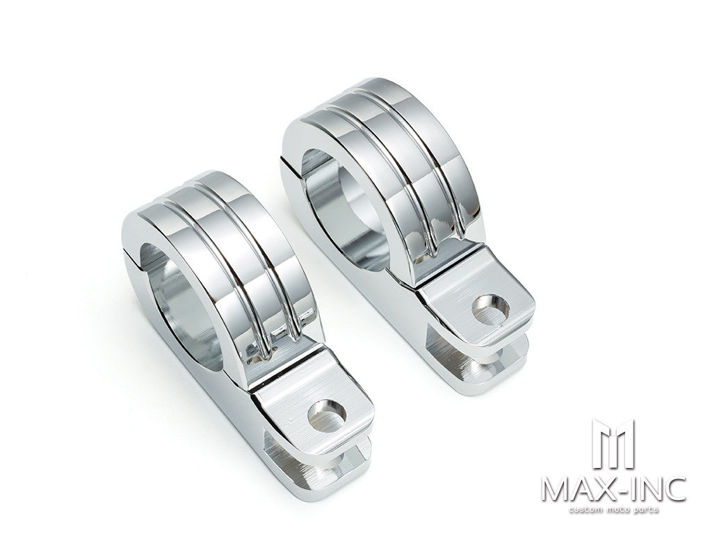 Chrome Refit the mounting and fixing bracket of the guard bar Pedal 32MM