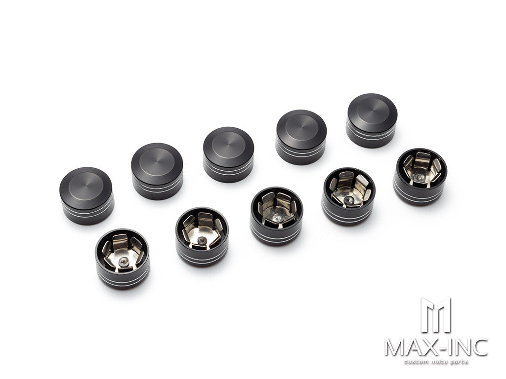 Motorcycle Bolt Cover Twin Cam Engine Motor Topper Head Screw Bolts Caps for Harley Sportster 883 Heritage Softail Dyna Touring 12.5mm size: fit 11mm-14.6mm bolts