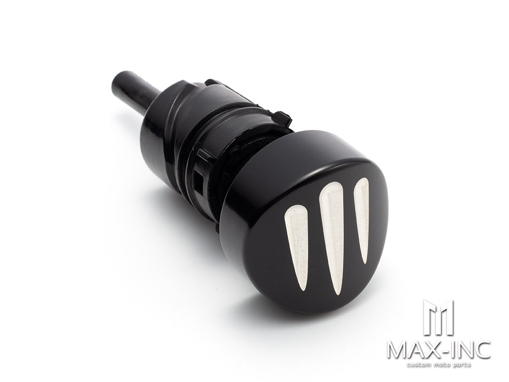 Motorcycle Oil Dipstick Dip Stick Filler Tank Cap Plug Black For Harley Sportster XL 48 883 1200 Nightster Custom 2004-Up