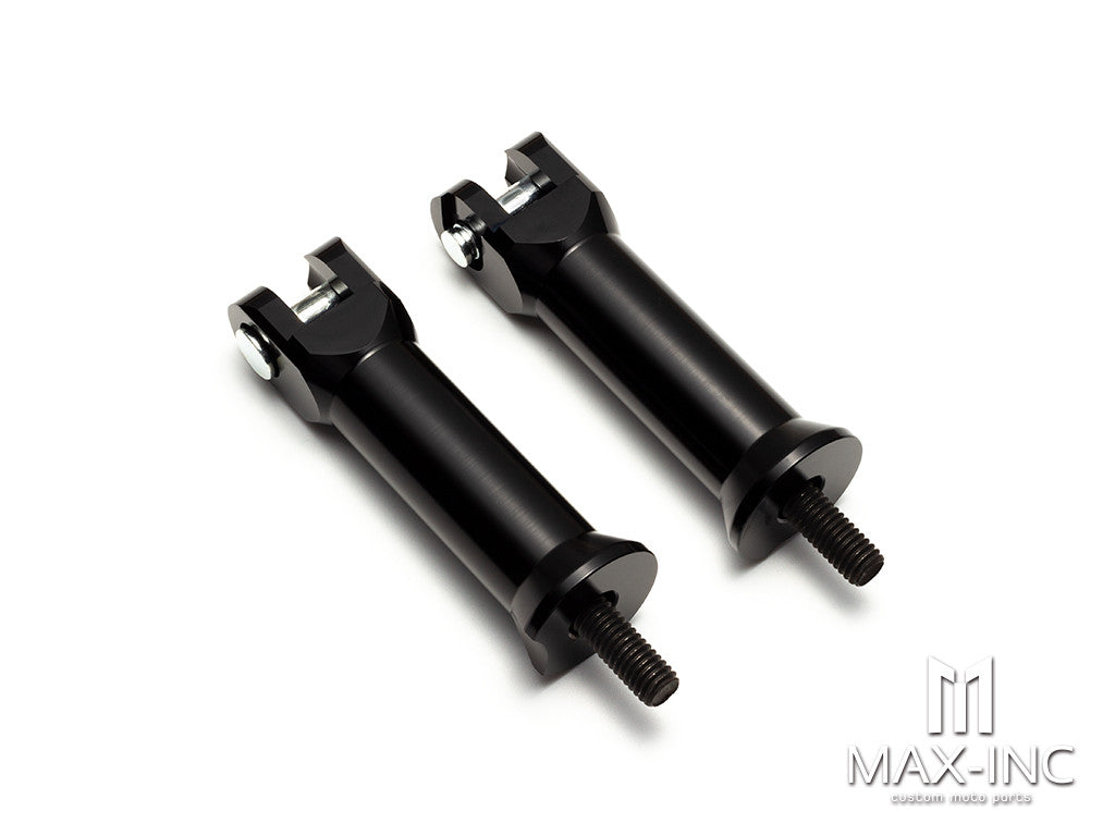 Motorcycle Passenger Foot Pegs Support Mount 2.25" Footrest Clevis Kit For Harley Softail Fatboy Heritage Softail FXST 2000-2006