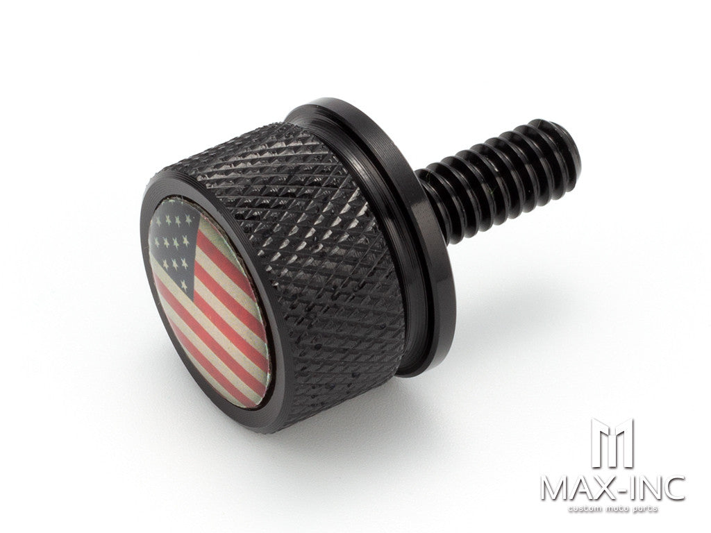 Motorcycle Black Seat Bolt Tab Screw For Harley Touring Road King Street Glide Softail Dyna Sportster XL Street Bob