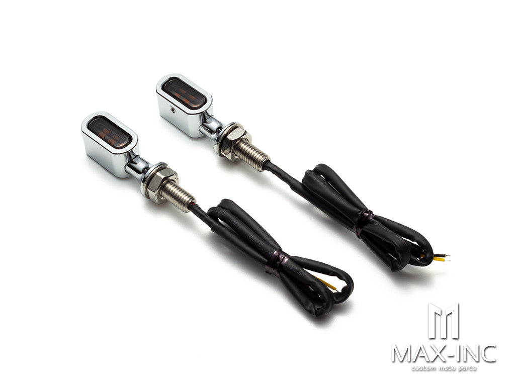 HARLEY MINI TURNER LAMP CHROME SMOKED LENS