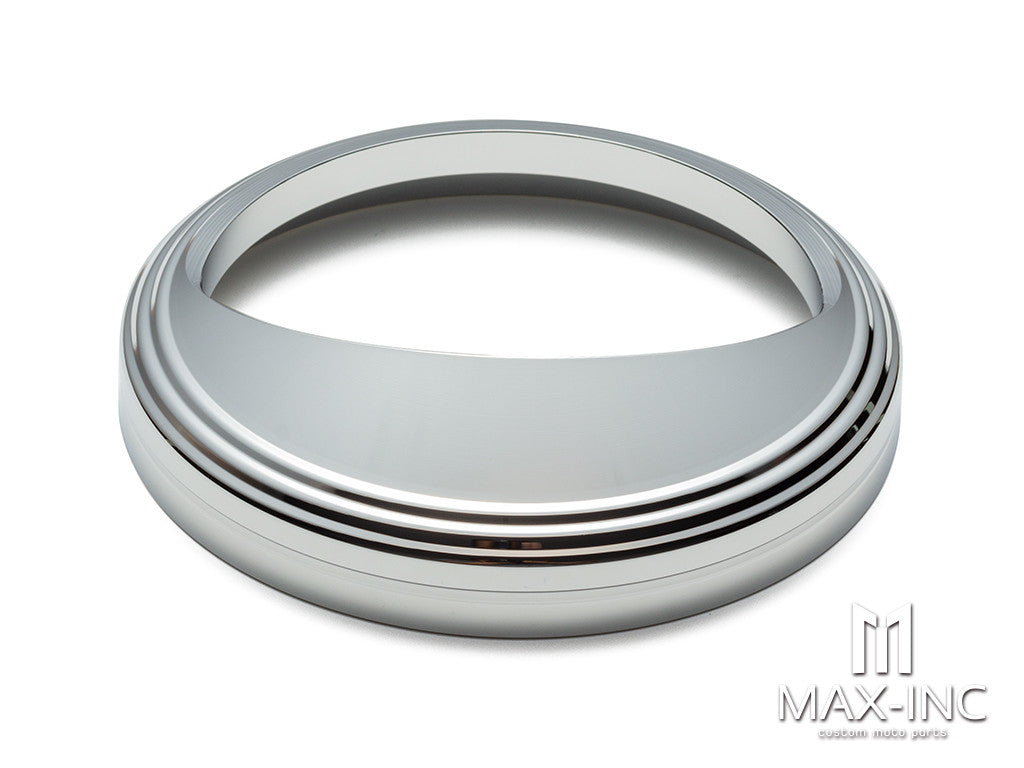 5 Inch Visor Speedometer Gauge Bezel Cover Trim Ring Fit For Harley Softail FXST