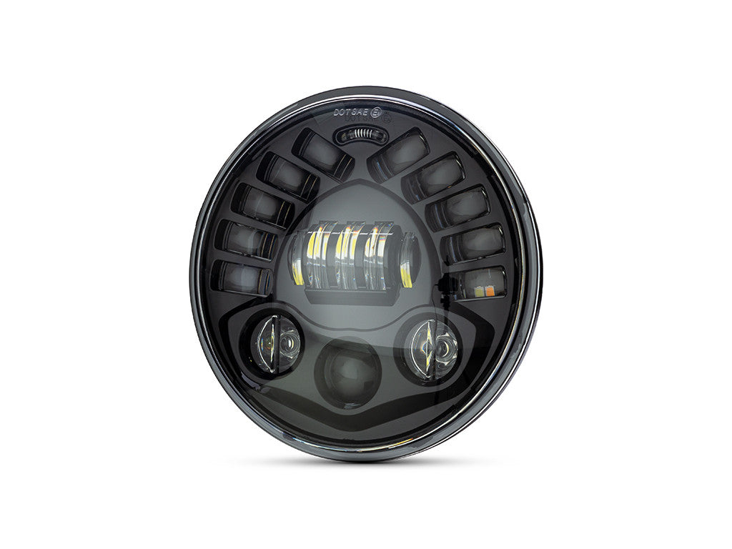 7" LED Mod Headlight + Integrated DRL & Turn Signals