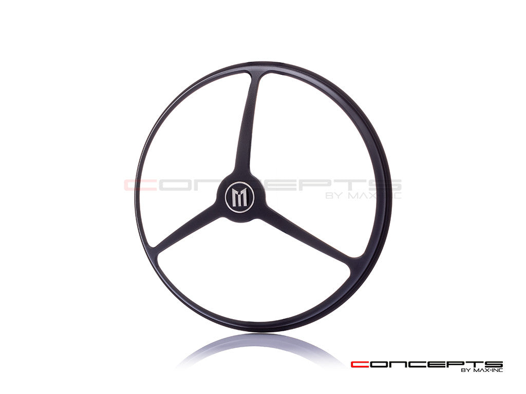 5.75" Tri-Benz Design Black CNC Aluminum Headlight Guard Cover