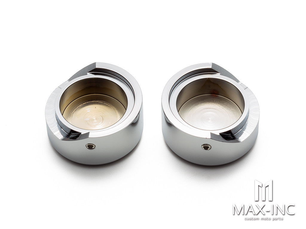 Chrome UPPER FORK CAPS Covers For Harley for Softail Breakout FXBR FXBRS
