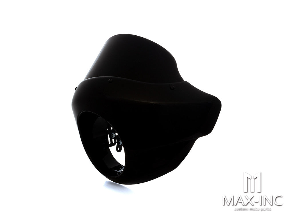 Short Black / Smoked Touring Sport Fairing Windshield - Fits Harley Dyna / Sportster