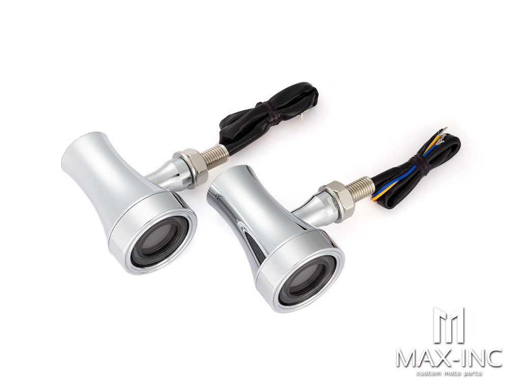 Chrome Sleek Judger LED Integrated Turn Signals (Turn / Tail / Stop)