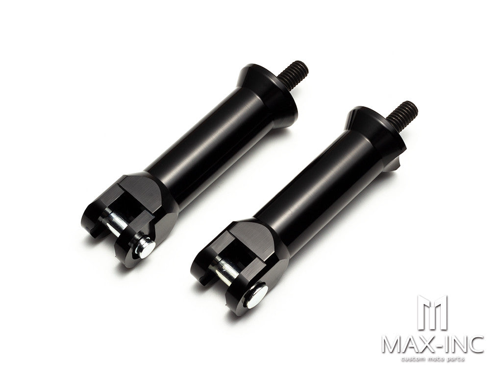 Motorcycle Passenger Foot Pegs Support Mount 2.25" Footrest Clevis Kit For Harley Softail Fatboy Heritage Softail FXST 2000-2006