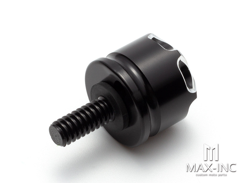 Motorcycle Black/Chrome Seat Bolt Tab Screw For Harley Touring Road King Street Glide Softail Dyna Sportster XL Street Bob 96-19