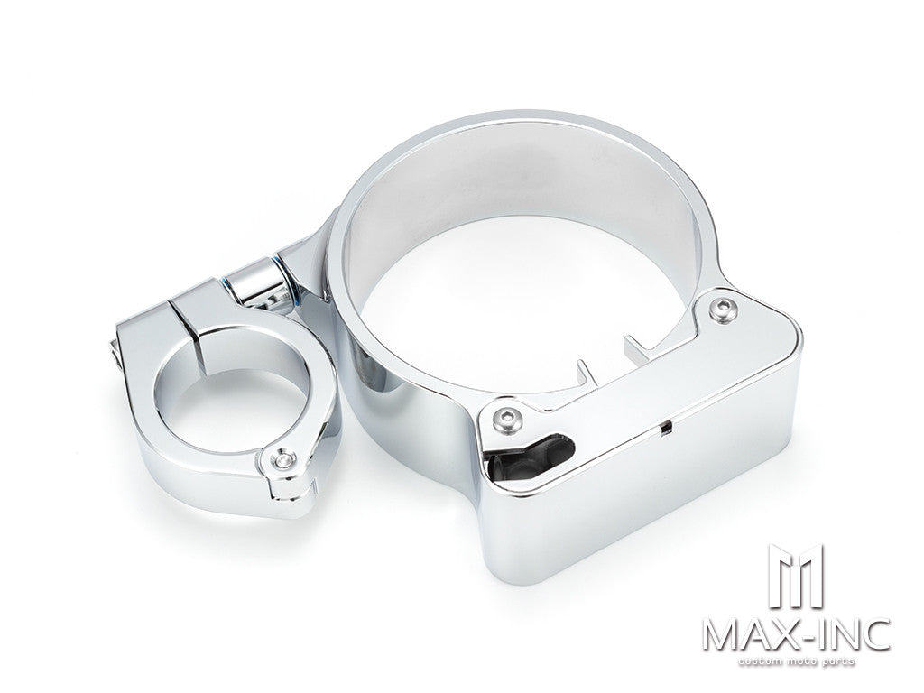 Motorcycle 39mm 16" Speedo Side Mount Relocation Bracket CNC Aluminum Clamps For Harley Sportster XL 883 1200 48 Iron 1995-2016