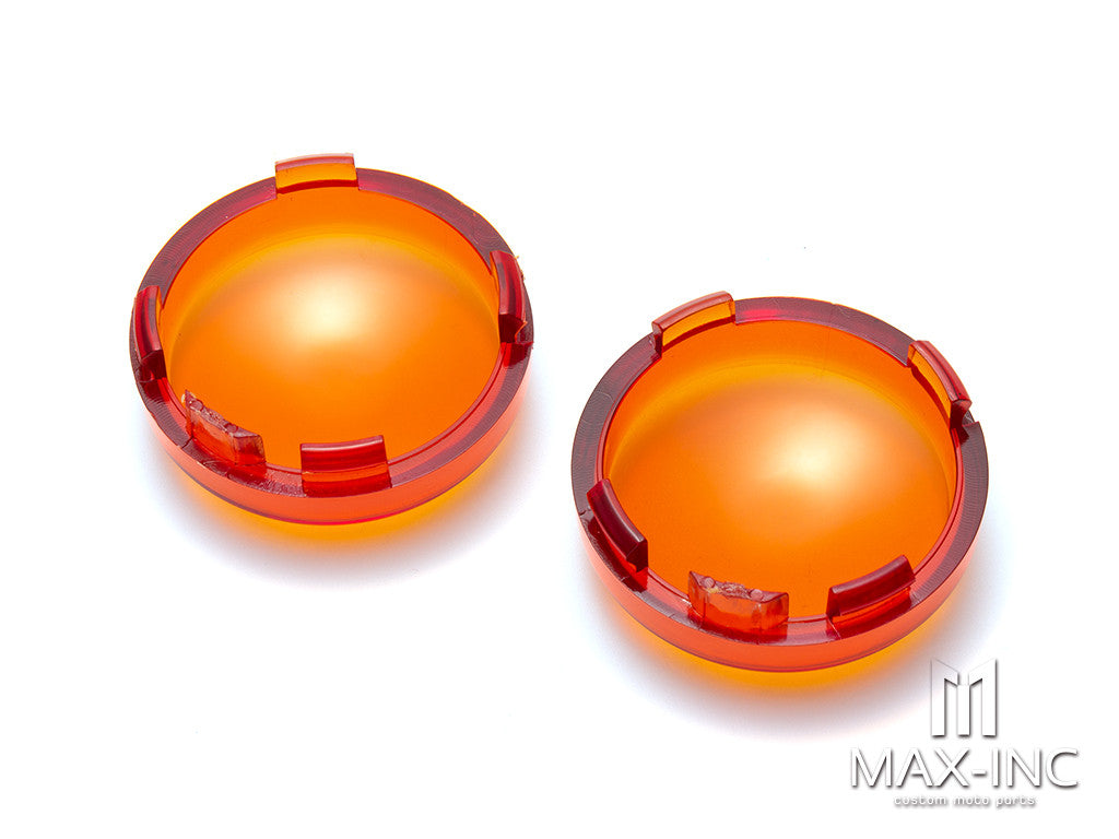 Yellow Turn Signals Light Motorcycle Indicator Lens Cover For Harley Sportster 883 1200 Touring Road King Dyna Softail Heritage Fatboy