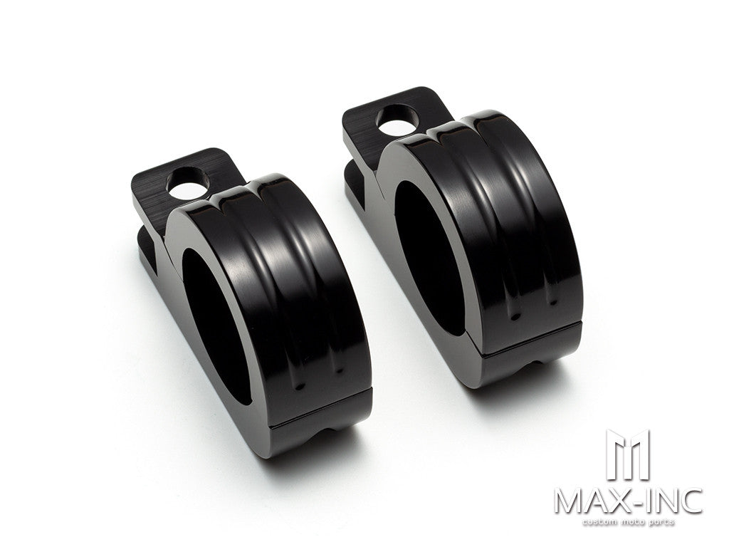 Black Refit the mounting and fixing bracket of the guard bar Pedal 38MM