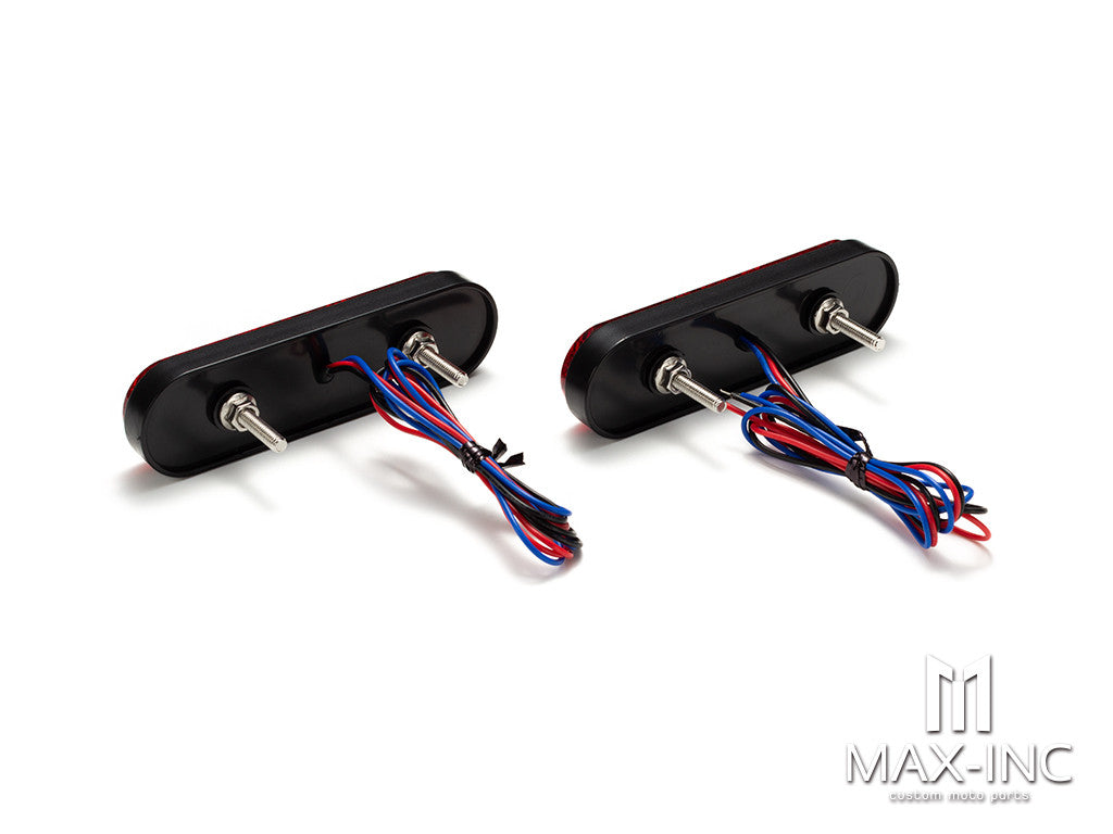 Universal Oval Tail / Stop Lights - Red Lens
