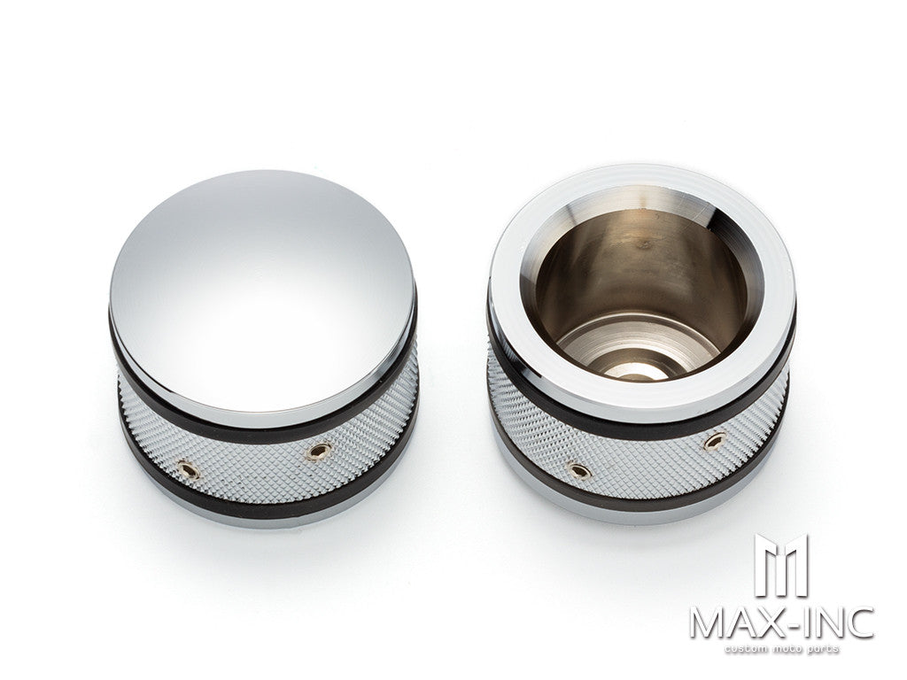 Motorcycle Front Axle Nut Covers Caps Aluminum Black For Harley Sportster Touring Softail Dyna VRSC Fat Bob