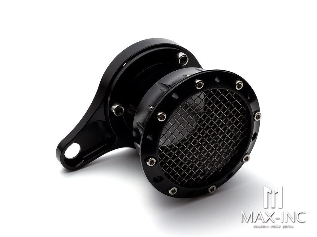 Motorcycle CNC Black Velocity Stack Air Cleaner Intake Filter CNC Aluminum For Harley Sportster 883 1200 XL 48 72 1991-2016