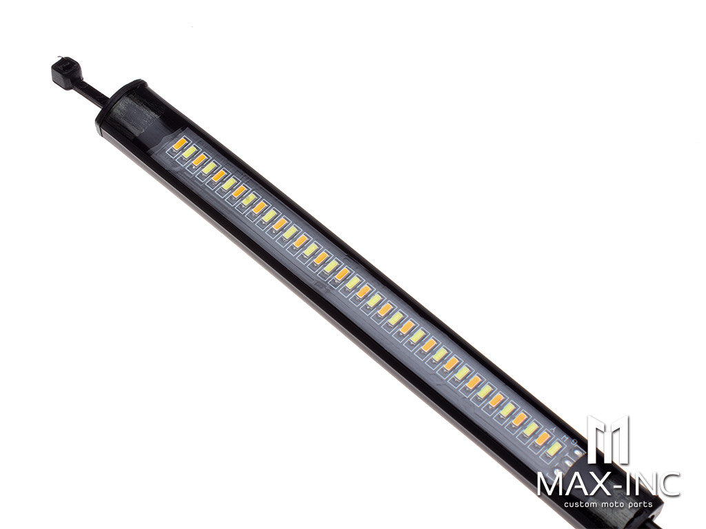Universal Fork Mount Integrated LED Sequential Turn Signals + Daytime Running Lights