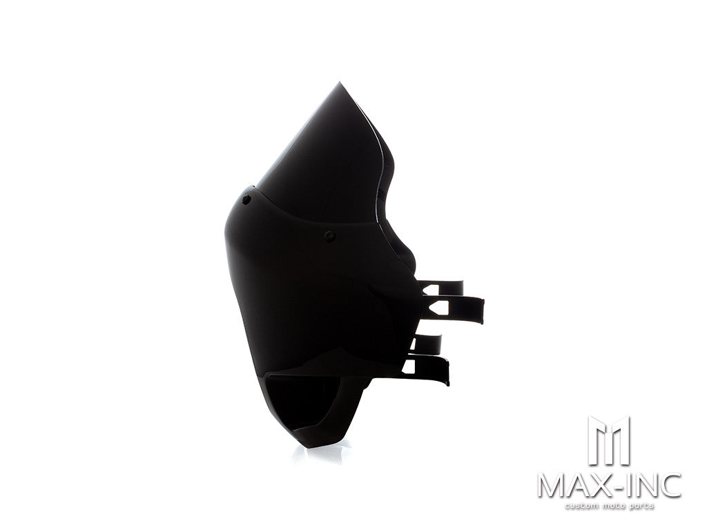 Short Black / Smoked Touring Sport Fairing Windshield - Fits Harley Dyna / Sportster