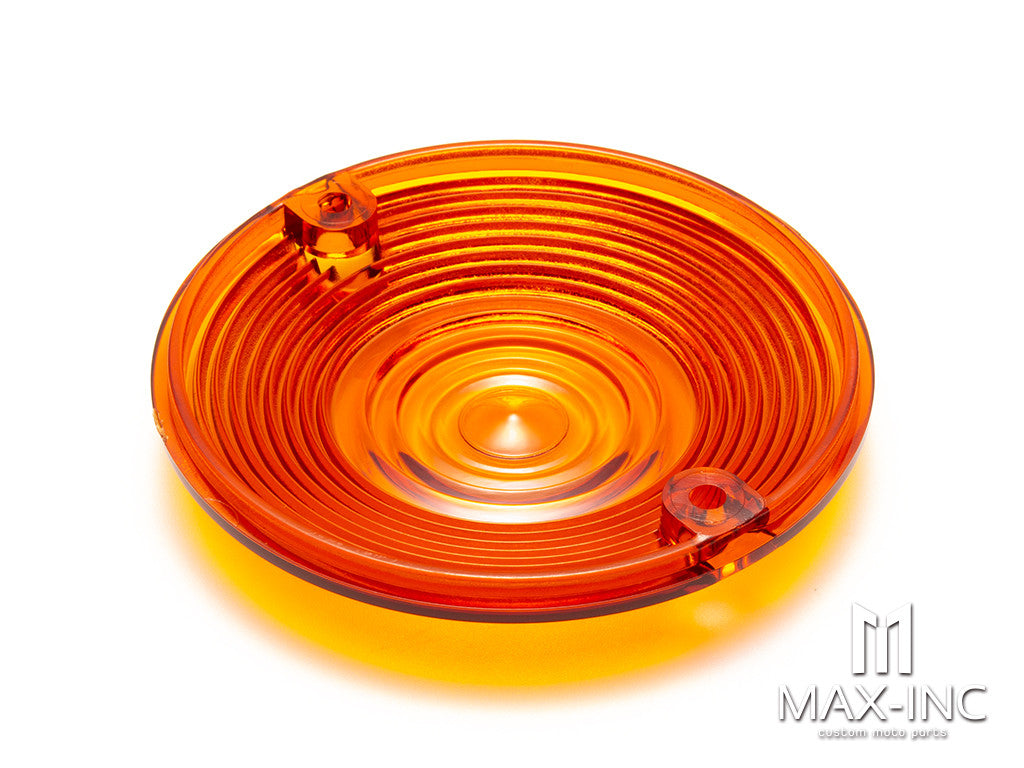 Motorcycle 4PCS Turn Signal Light Lens Cover Orange Lamp Lens Cover Plastic For Harley Touring Road King Softail