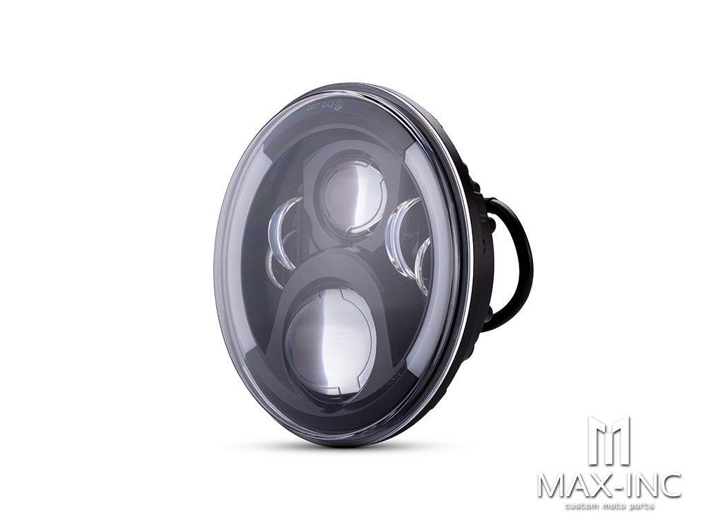 7" LED Headlight + Integrated DRL & Half Moon Turn Signals