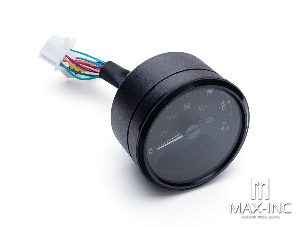 95mm Digital LCD Electronic Integrated Speedometer / Tacho Gauge